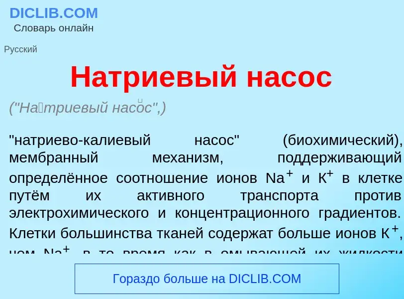 Was ist Н<font color="red">а</font>триевый нас<font color="red">о</font>с - Definition