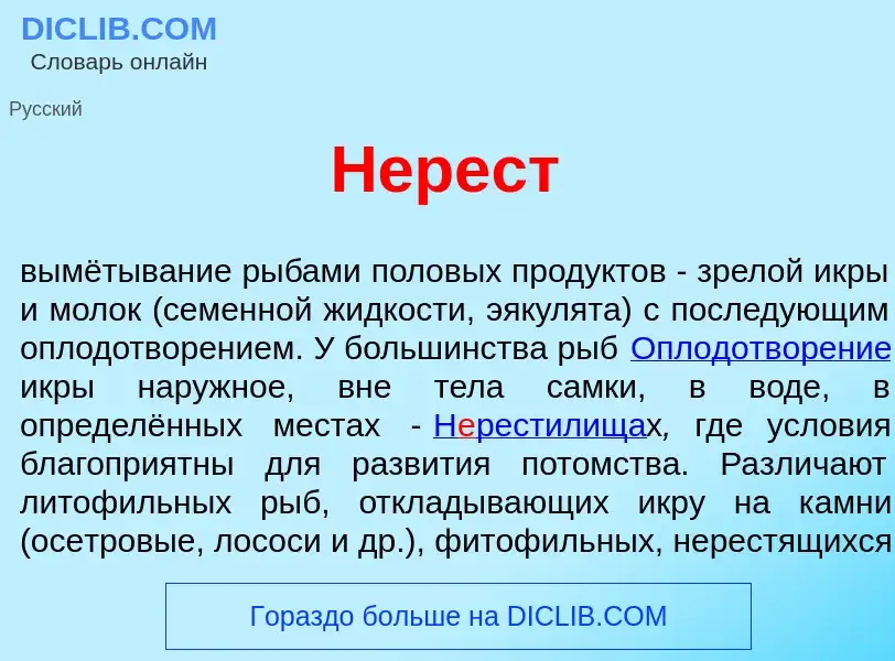 Что такое Н<font color="red">е</font>рест - определение