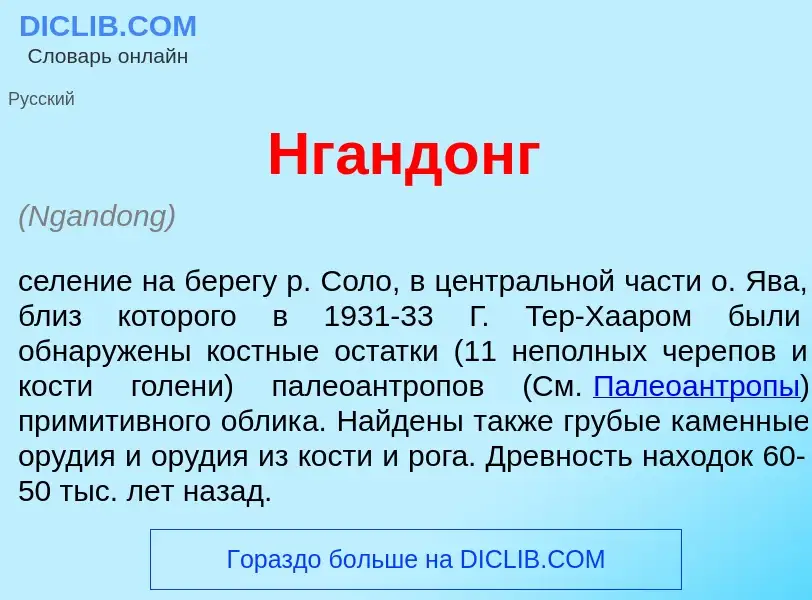 What is Нганд<font color="red">о</font>нг - definition