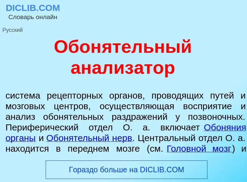 Что такое Обон<font color="red">я</font>тельный анализ<font color="red">а</font>тор - определение