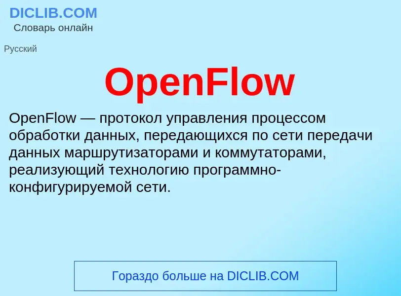 Wat is OpenFlow - definition