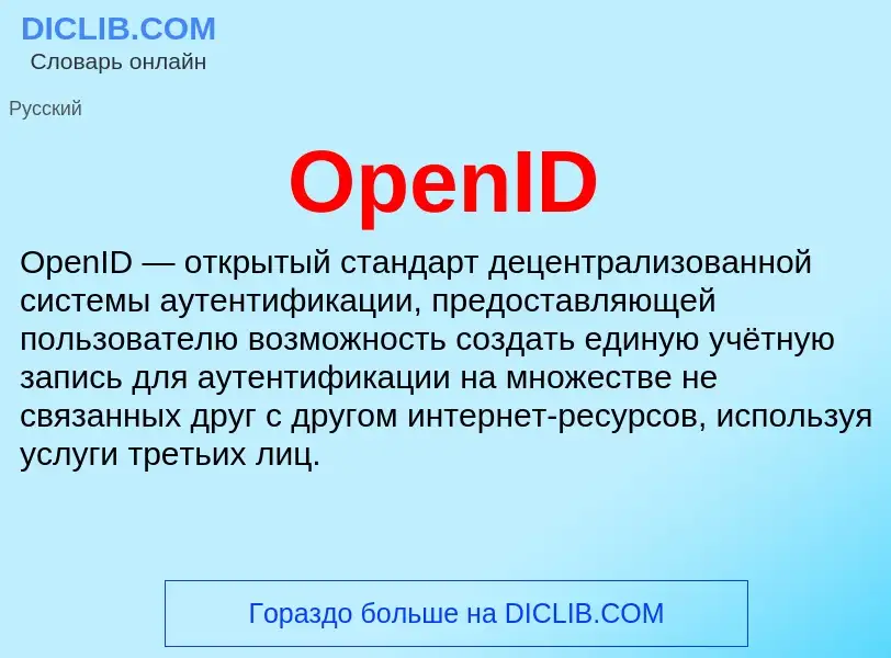 Wat is OpenID - definition