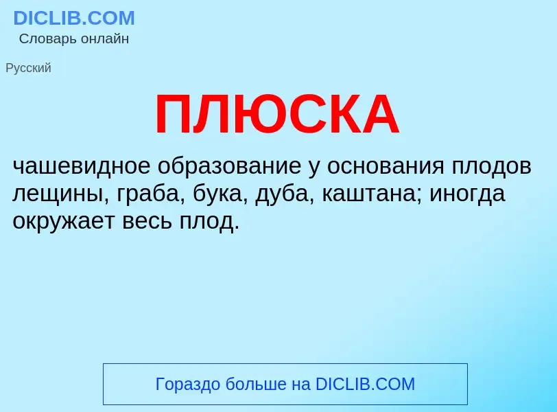 What is ПЛЮСКА - meaning and definition