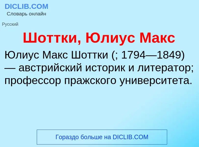 Wat is Шоттки, Юлиус Макс - definition