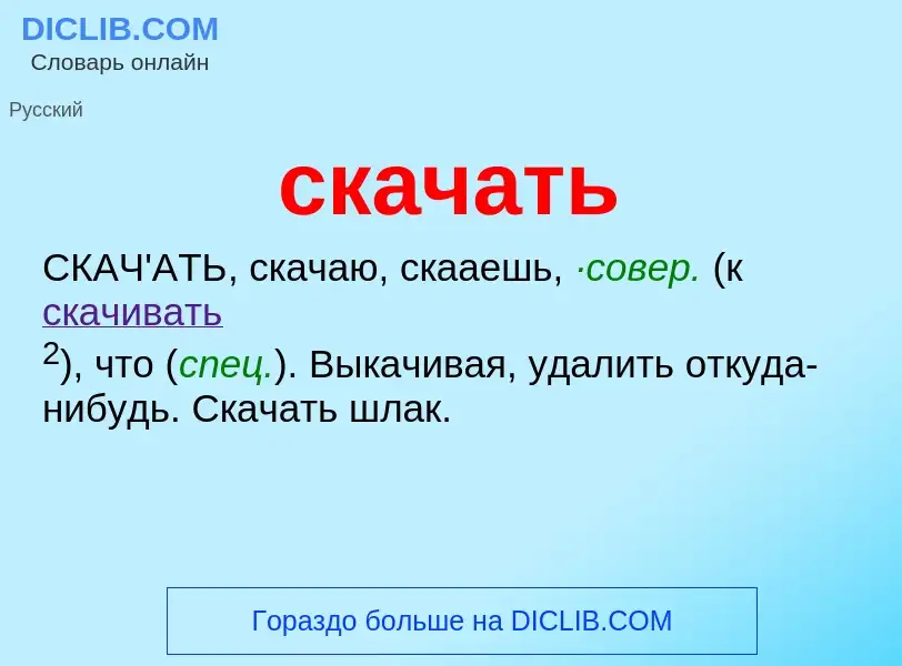 Что такое скачать - определение