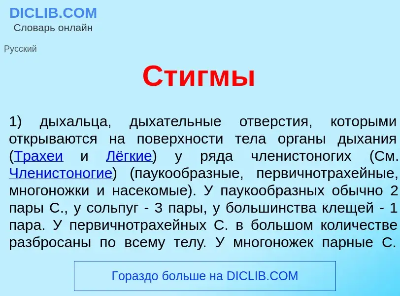 Che cos'è Ст<font color="red">и</font>гмы - definizione