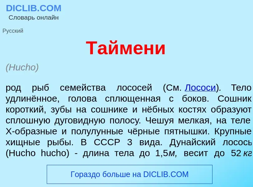 What is Тайм<font color="red">е</font>ни - definition