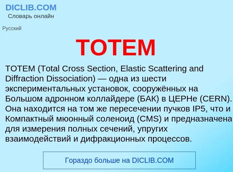 Wat is TOTEM - definition