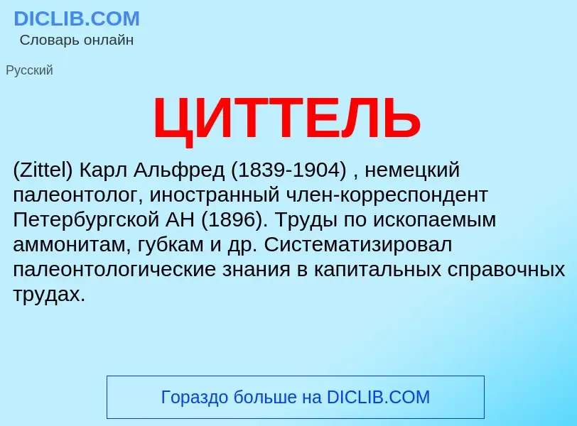 Что такое ЦИТТЕЛЬ - определение