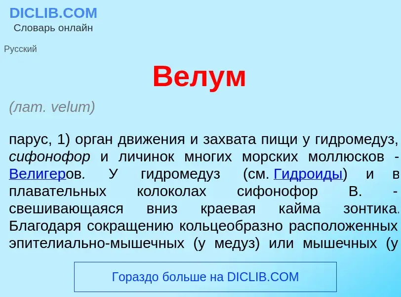 Was ist В<font color="red">е</font>лум - Definition