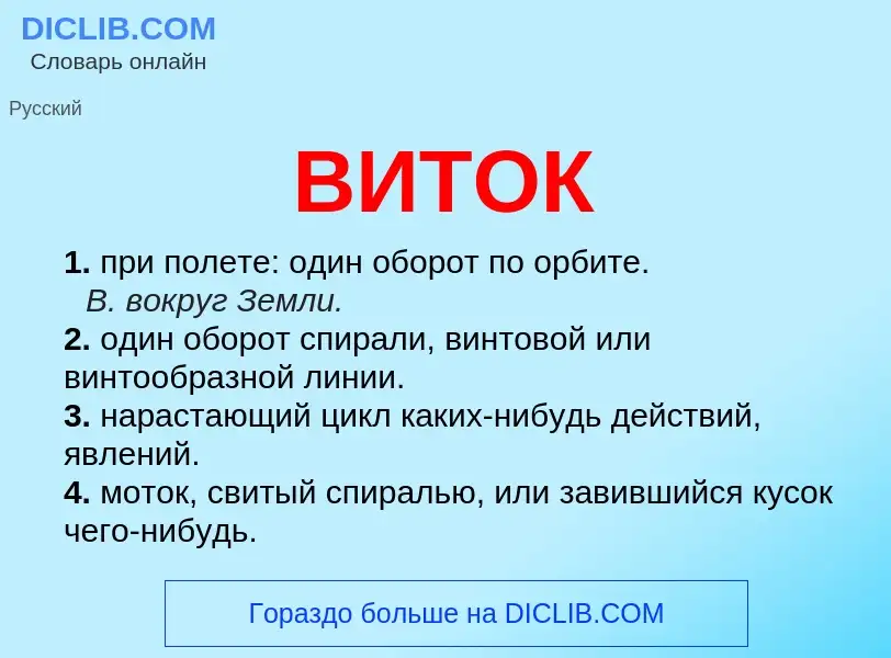 Что такое ВИТОК - определение