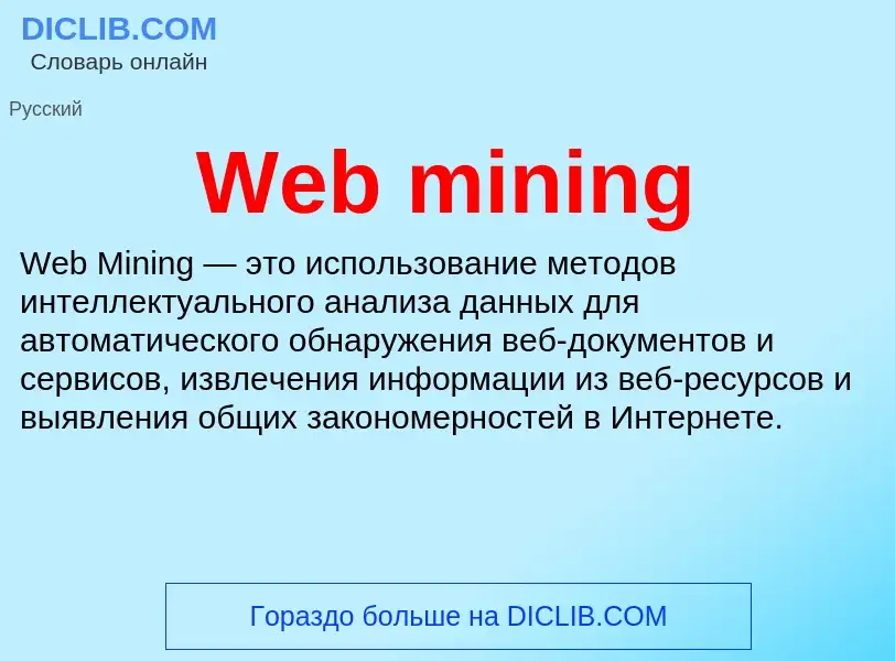 Τι είναι Web mining - ορισμός