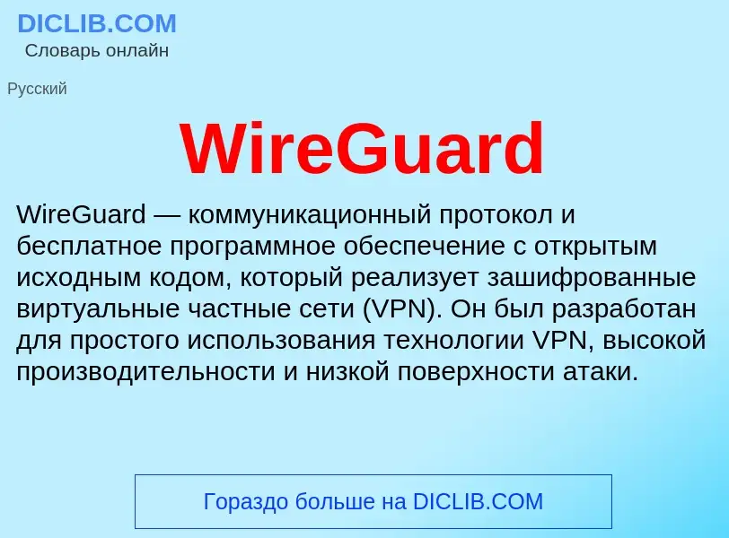 Что такое WireGuard - определение